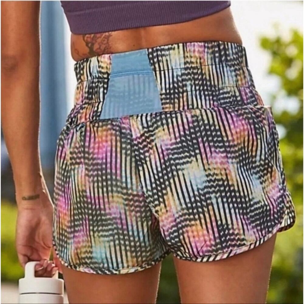 FP MOVEMENT Free People The Way Home Shorts XS Abstract Print